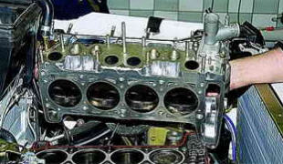 Снятие и установка головки блока цилиндров двигателя автомобиля