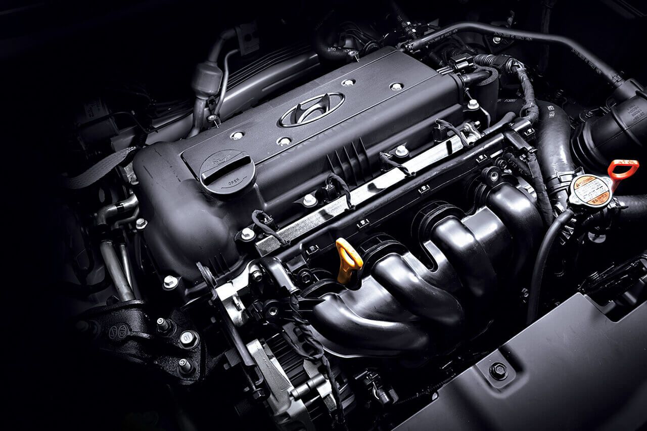 в автомобилях Hyundai различные типы двигателей